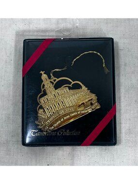 Nauvoo Temple Gold-Tone Ornament Tamerlane Collection LDS Church Keepsake In Box